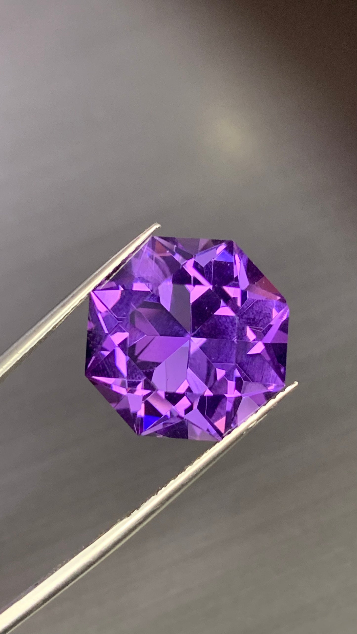 Amethyst Loose Gemstone Faceted 17 carat